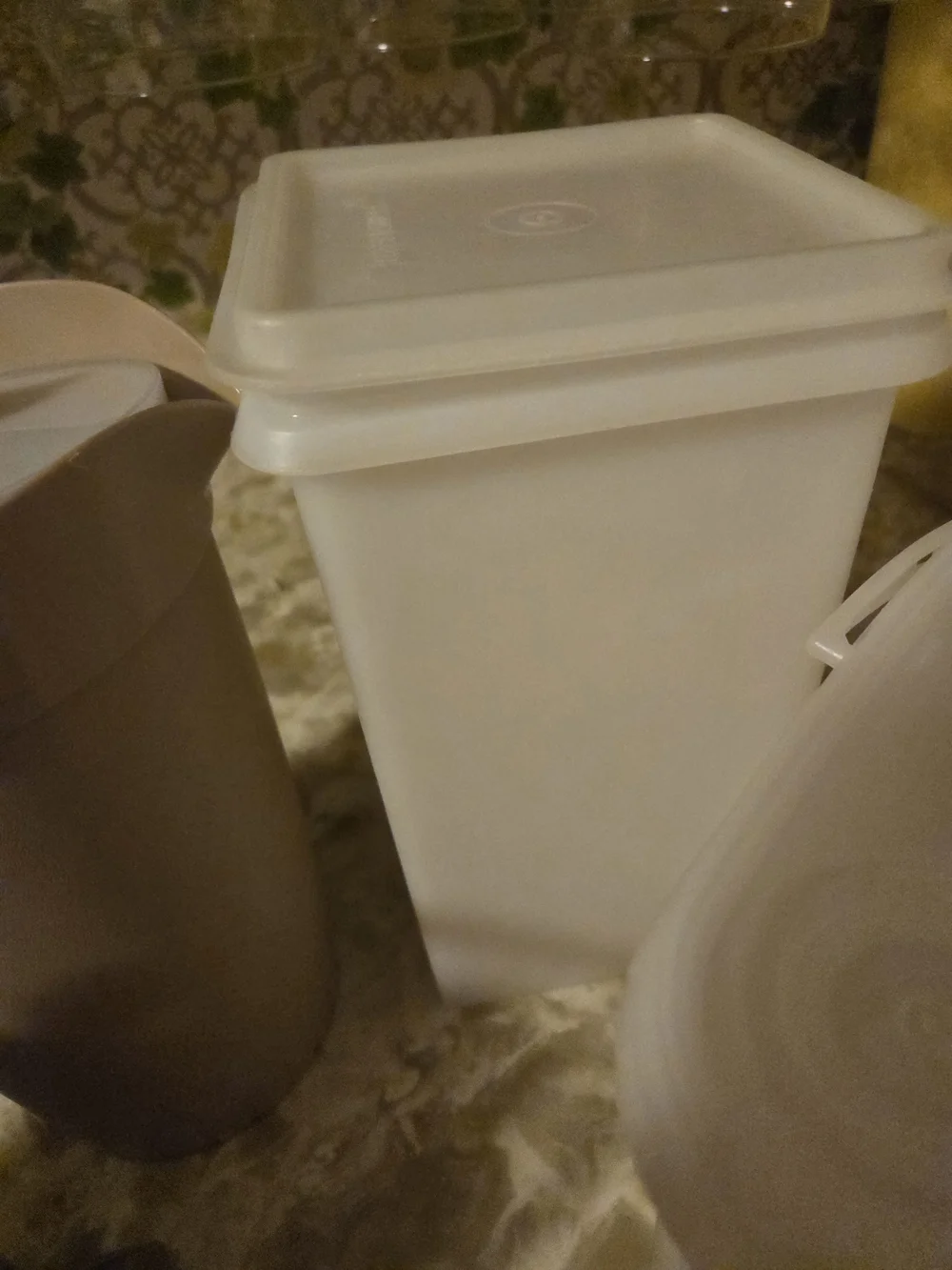 Tupperware Pitcher,  and 3 Other Items Storage Bundle